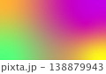 カラフルなフリーグラデーション背景素材。多色づかい。 138879943