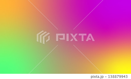 カラフルなフリーグラデーション背景素材。多色づかい。 138879943