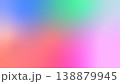 カラフルなフリーグラデーション背景素材。多色づかい。 138879945