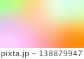 カラフルなフリーグラデーション背景素材。多色づかい。 138879947