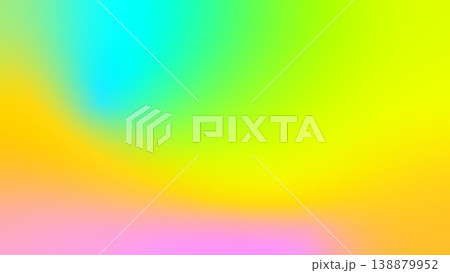 カラフルなフリーグラデーション背景素材。多色づかい。 138879952