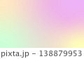 淡い色のカラフルなグラデーション背景素材 138879953