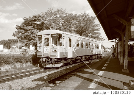 兵庫県加西市のローカル線 北条鉄道 法華口駅 兵庫県加西市のローカル線 北条鉄道 法華口駅 138880139