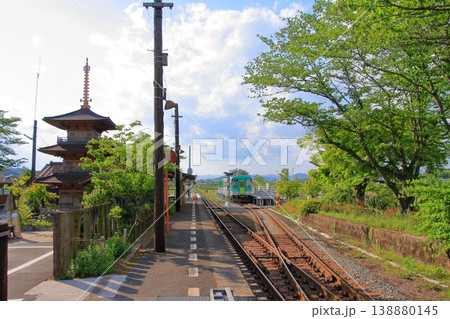 兵庫県加西市のローカル線 北条鉄道 法華口駅 兵庫県加西市のローカル線 北条鉄道 法華口駅 138880145