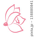 Orchid Bloom Outline Emblem 138880841