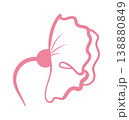 Flower Outline Petal Silhouette Line Art 138880849