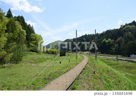 名鉄三河線廃線跡風景 138881696