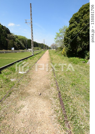名鉄三河線廃線跡風景 名鉄三河線廃線跡風景 138881706