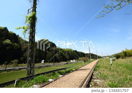 名鉄三河線廃線跡風景 名鉄三河線廃線跡風景 138881707