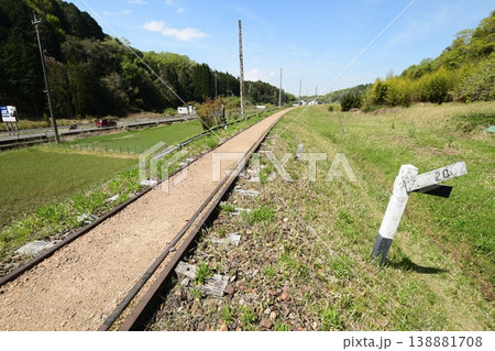 名鉄三河線廃線跡風景 名鉄三河線廃線跡風景 138881708