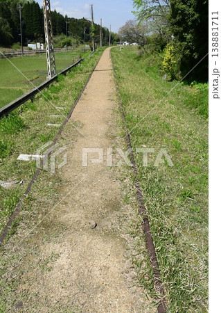 名鉄三河線廃線跡風景 名鉄三河線廃線跡風景 138881711