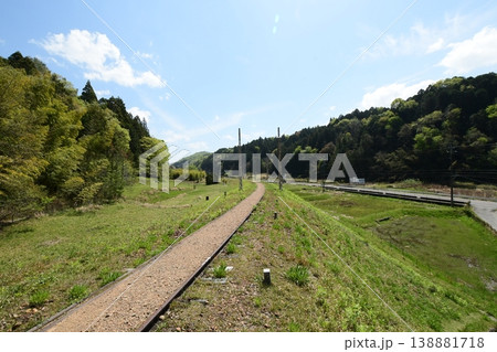 名鉄三河線廃線跡風景 138881718