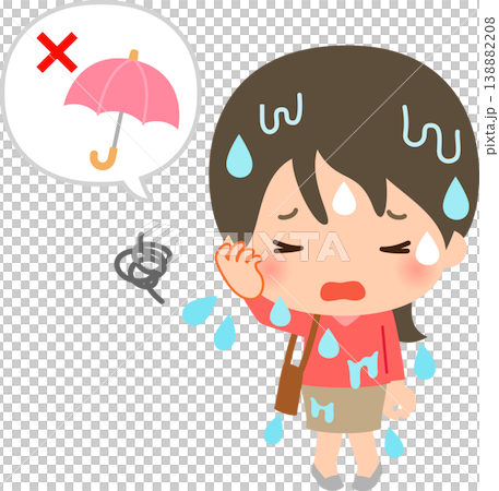 一位被雨淋透的女士 一位被雨淋透的女士 138882208