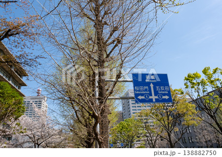 新緑と桜のある都市風景 新緑と桜のある都市風景 138882750