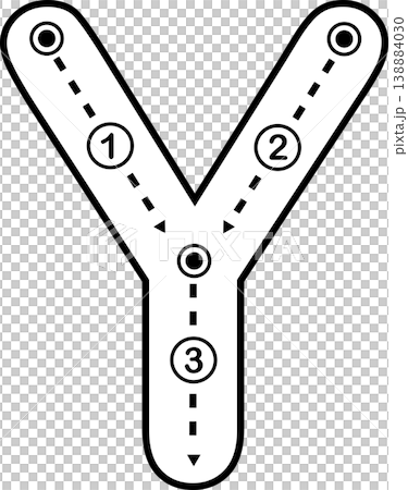 Letter Y Tracing Worksheet for Kids, Black and White Alphabet Handwriting Practice Letter Y Tracing Worksheet for Kids, Black and White Alphabet Handwriting Practice 138884030