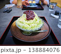 京都の喫茶店　かき氷 138884076