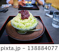 京都の喫茶店　かき氷 138884077