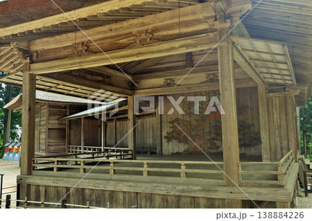 岩手県 平泉 白山神社能舞台 岩手県 平泉 白山神社能舞台 138884226