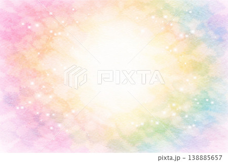 春シリーズ：逆円グラデーションの背景 138885657