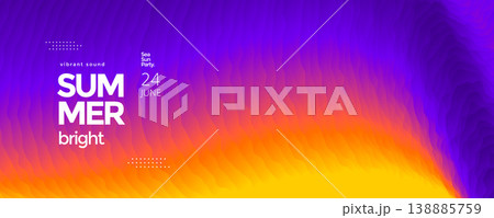 Sunset gradation background with purple to orange 138885759