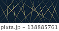 Straight chaotic golden lines intersecting 138885761