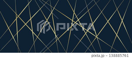 Straight chaotic golden lines intersecting 138885761