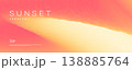 Bright sunset gradient background with coral pink 138885764