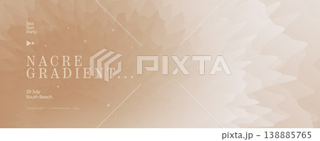 Background beige nacre and gradient cream pastel 138885765