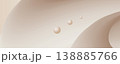 Plain cream gradient background with beige curves 138885766