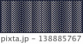 Jersey fabric mesh texture with evenly spaced oval 138885767
