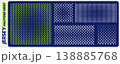 Jersey fabric mesh halftone stencil pattern 138885768