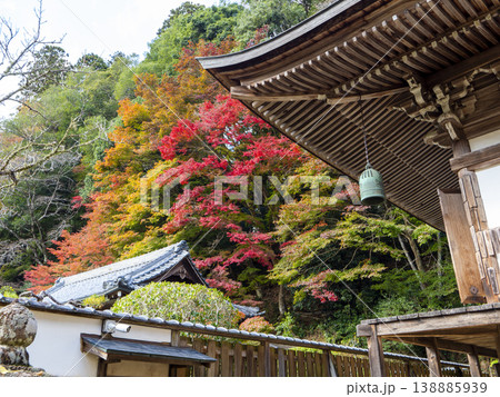 奈良県宇陀市　室生寺の紅葉 138885939