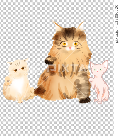 A simple illustration of a lucky cat 138886320