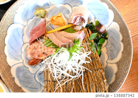 長崎佐世保のお刺身定食 138887342