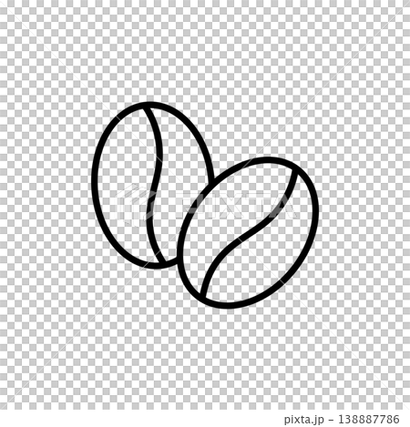 Roasted Coffee Beans Icon Roasted Coffee Beans Icon 138887786