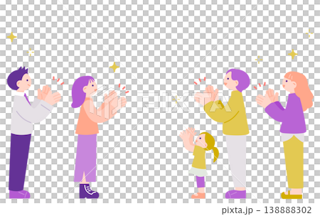 A scene of people applauding; an image of an event or presentation. A scene of people applauding; an image of an event or presentation. 138888302