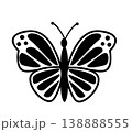 Butterfly. Vector illustration design 138888555