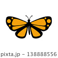Butterfly. Vector illustration design 138888556