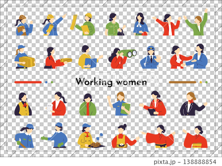 a working woman a working woman 138888854