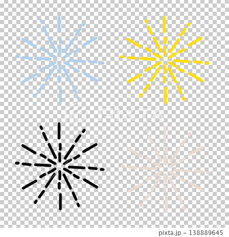 It is a fireworks illustration. 138889645
