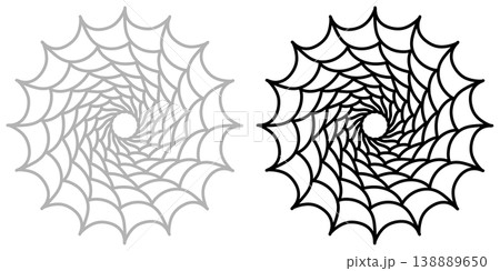 It is an illustration of a spider web. It is an illustration of a spider web. 138889650