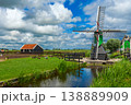 View of the Zaanse Schans village in the Netherlands. 138889909