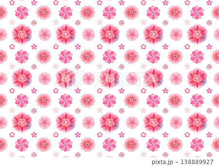 abstract background with flowers 138889927