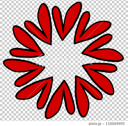 It is a red heart illustration 138889995