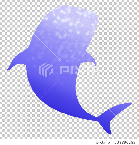 一個簡單的鯨鯊的插圖 138890285