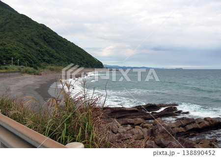 太平洋　海　水平線　浜 138890452