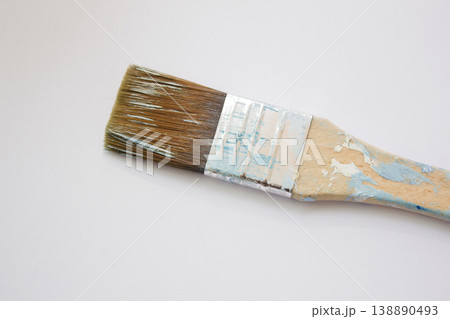 Acrylic brush on a white background. 138890493
