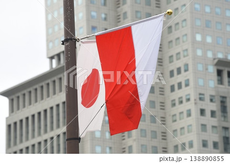 日本とポーランドの国旗 138890855