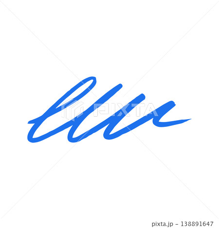 Abstract Blue Scribble Signature Vector Illustration. Hand Drawn Whimsical Doodle Element Grunge Texture Abstract Blue Scribble Signature Vector Illustration. Hand Drawn Whimsical Doodle Element Grunge Texture 138891647