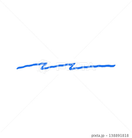 Abstract Blue Wave Line Hand Drawn Doodle Grunge Vector Illustration Abstract Blue Wave Line Hand Drawn Doodle Grunge Vector Illustration 138891818